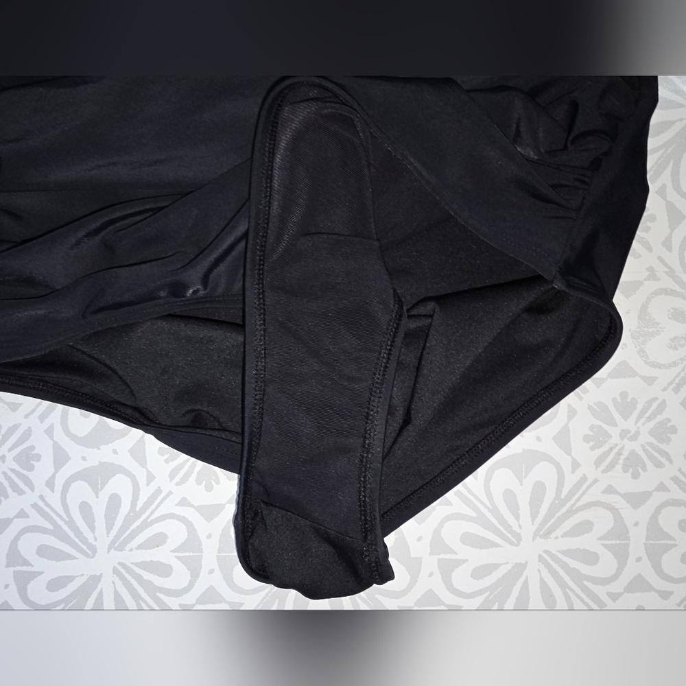 NWT One Shoulder Black Swimsuit | Size: XL - Picture 6 of 11